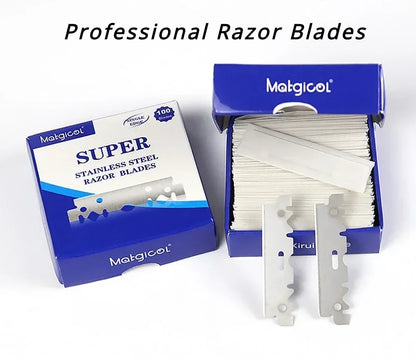 100PCS/Box Single-sided Razor Blade Stainless Steel Razor Blades Men