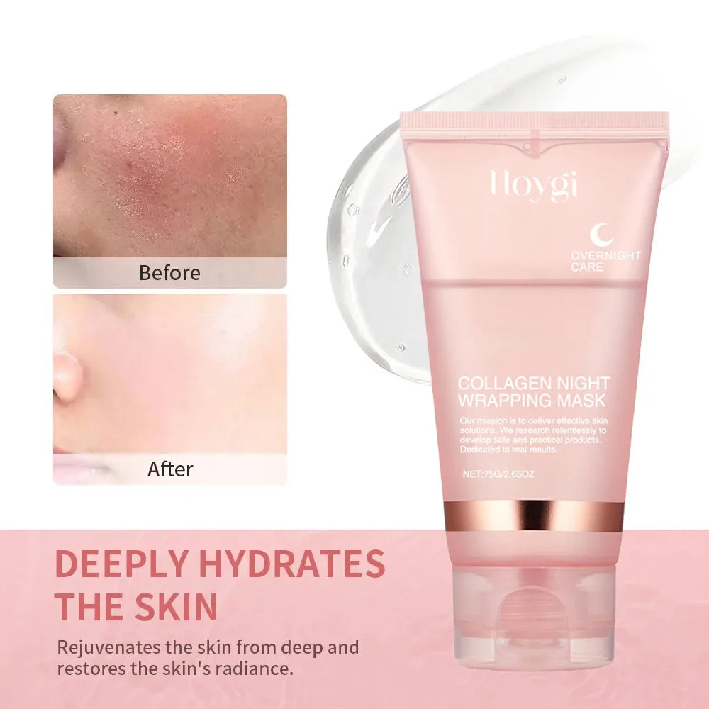 Collagen Overnight Wrapping Peel Off Facial Mask Set Korean Collagen