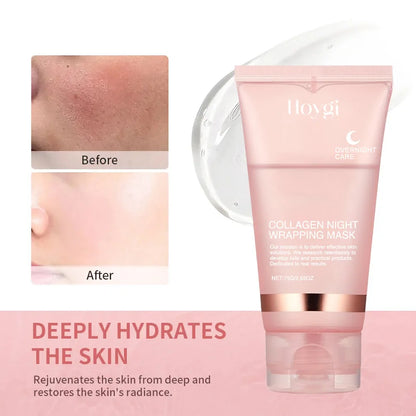 Collagen Overnight Wrapping Peel Off Facial Mask Set Korean Collagen