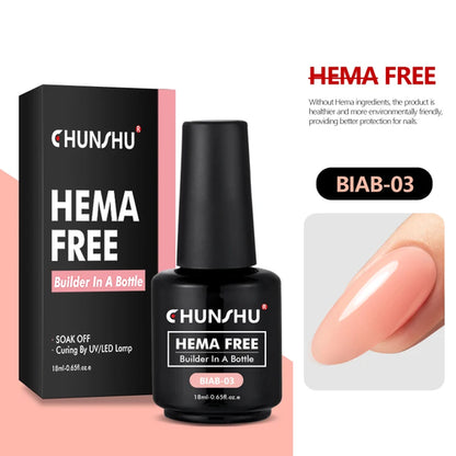 CHUNSHU Hema FREE Construction UV Gel 18ml Builder Nail Gel In A