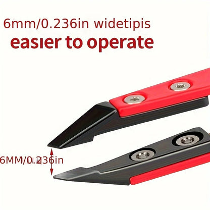 Zirconia Ceramic Pointed Tweezers Stainless Steel Tweezers with