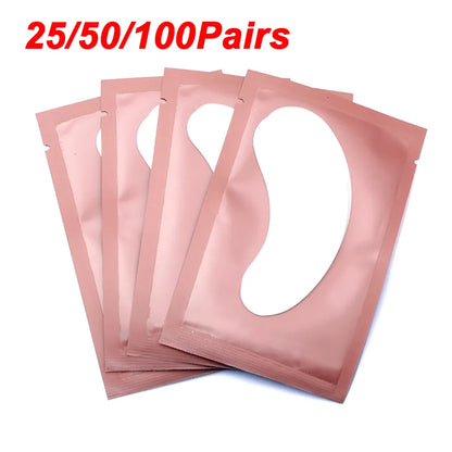 25/50/100Pairs Eye Patches Under Eyelash Pads for Building Hydrogel