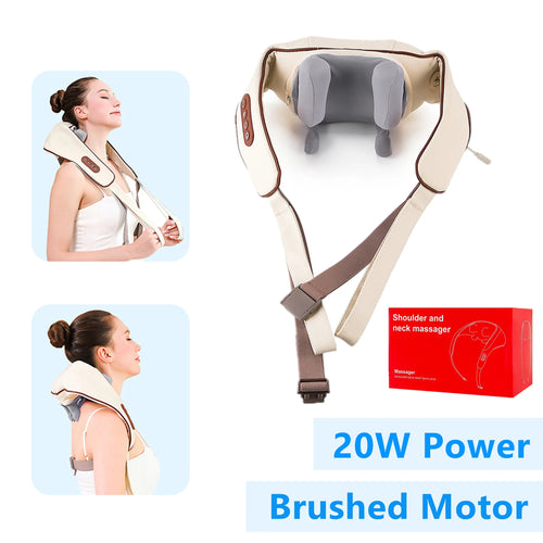 Foreverlily 26W Brushless Motor Neck And Shoulder Massager Wireless