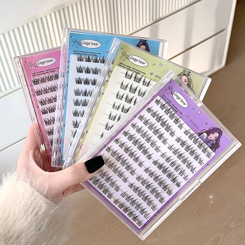 Gege bear Glue-free False eyelashes: A Lazy Person's Trilogy - Natural