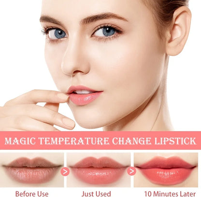 Flower Jelly Lipstick Set Temperature Change Moisturizer Flower Lip