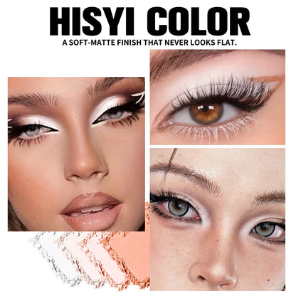 Long Lasting Matte highlights with eyeshadow tray - Shiny glitter for