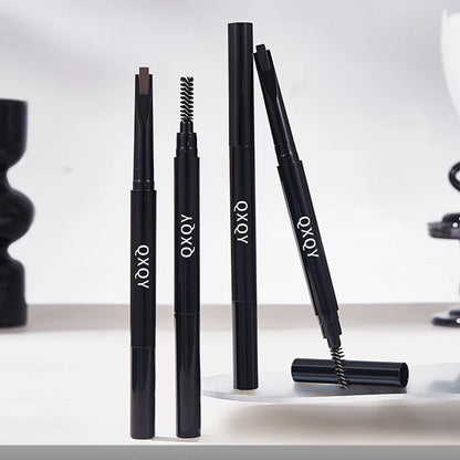 QXQY Eyebrow Pencil Automatic Rotating Double Head Long Lasting