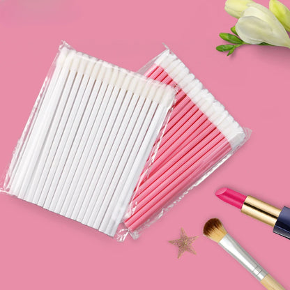 wholesale 50Pcs Disposable Lip Brushes Lipstick Gloss Applicators
