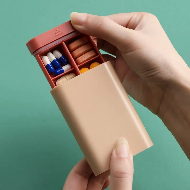 Mini Small Portable Travel Vitamin Box Pill Cases Container Organizer