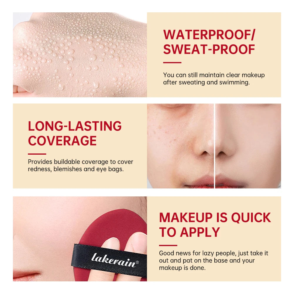 Sunscreen Cushion Foundation Fit Cushion Foundation Full Coverage