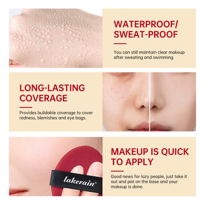 Sunscreen Cushion Foundation Fit Cushion Foundation Full Coverage