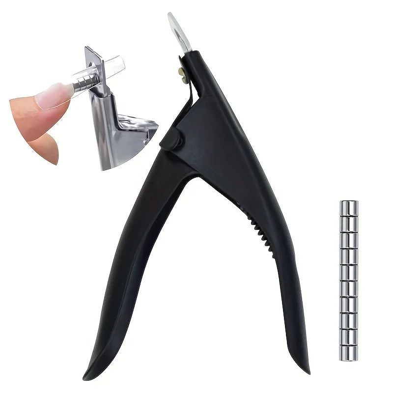 Acrylic Nail Clippers with 15Pcs Magnets Nail Clippers Cutters for