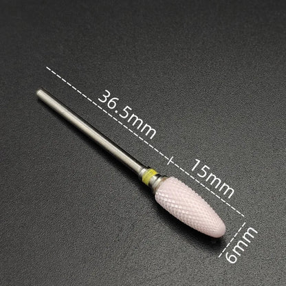 Ceramic Carbide Nail Drill Bit Rotate Burr Milling Nail Cutter Bits