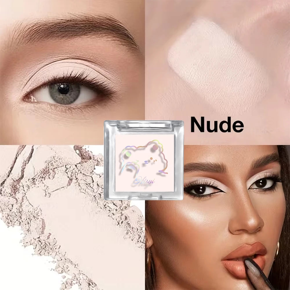 Long Lasting Matte highlights with eyeshadow tray - Shiny glitter for