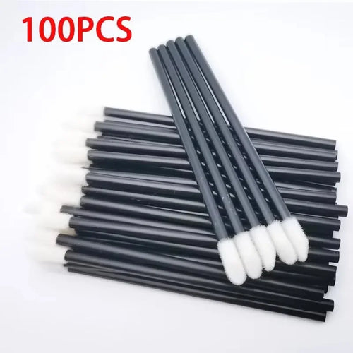 100Pcs  Lipstick Wands Set Cosmetic Makeups Tools Make Up Brushes Lash