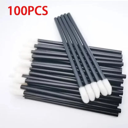 100Pcs  Lipstick Wands Set Cosmetic Makeups Tools Make Up Brushes Lash
