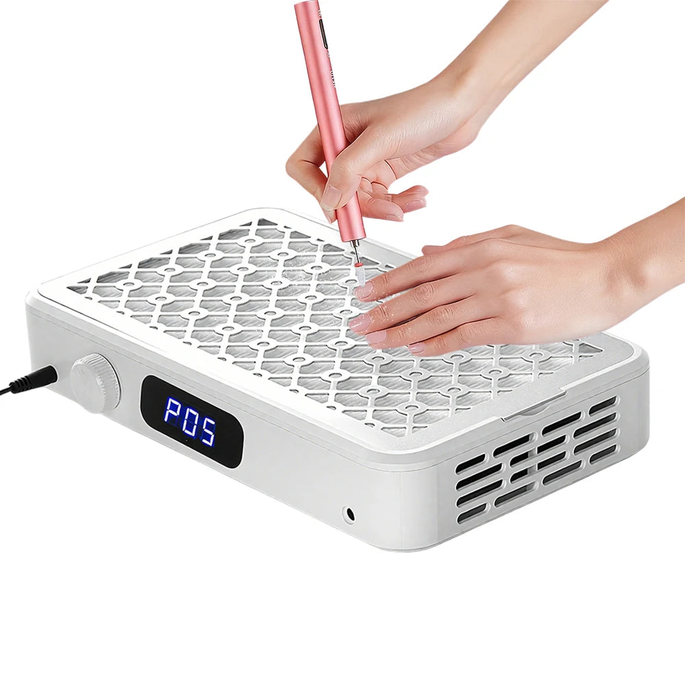 Professional Turbo Vacuum Cleaner Brushless Nail Dust Collector Two