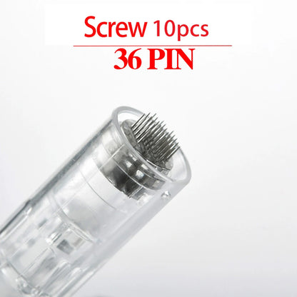 Screw Needle Cartridge for Screw Port Derma Pen Microneedle Beauty