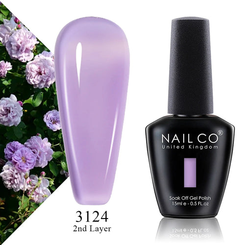 NAILCO 15ml Translucent Color Gel Nail Polish Vernis Semi Permanent UV
