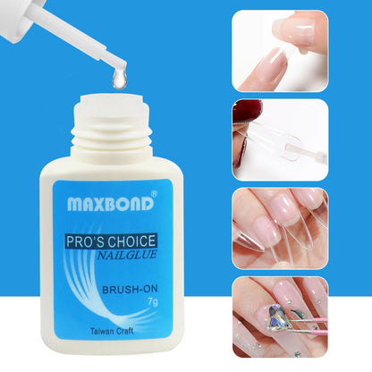 5pcs quick drying adhesive nail glue professional nail glue for false