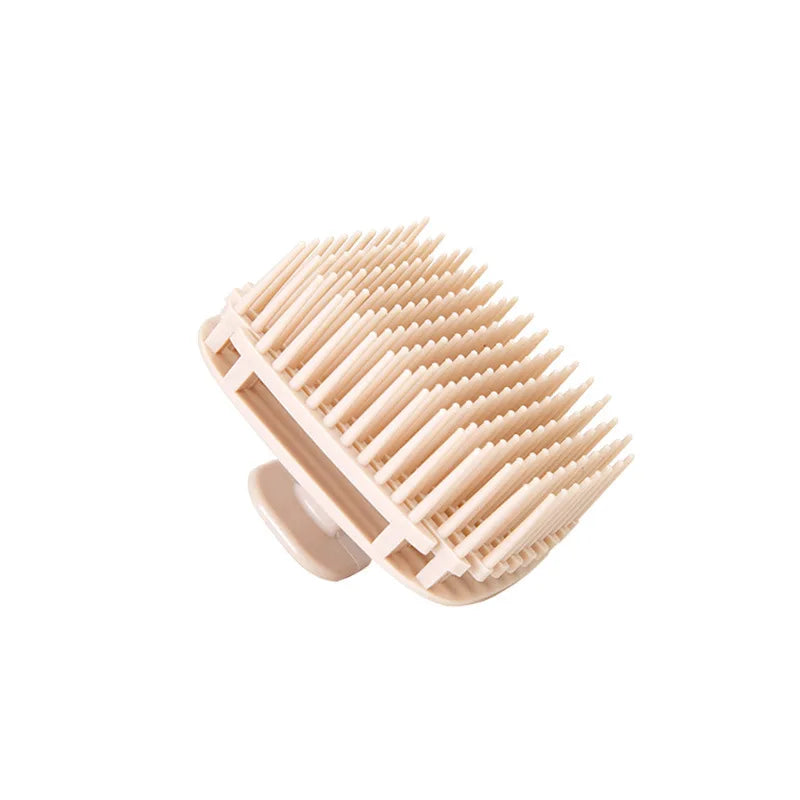 1pcs Silicone Shampoo Brush Head Scalp Massage Comb Hair Washing Comb
