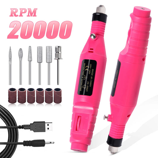Electric Nail Sander Set Nail Drill Machine Grinding Equipment Milling