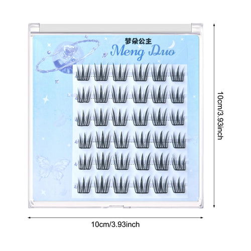 Natural Cosplay False Eyelashes No Glue Need Eyelash Clusters False