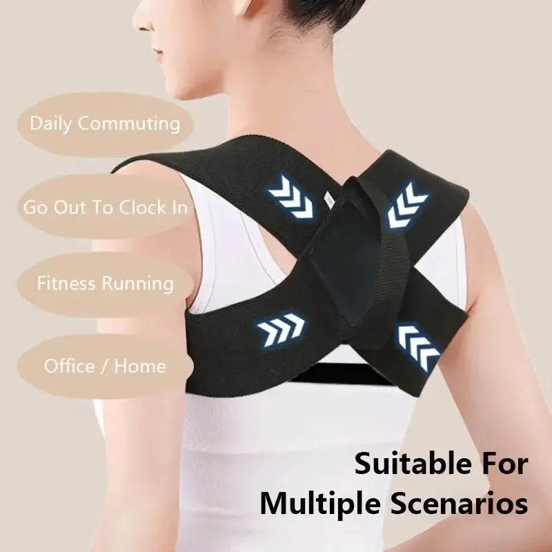 Adjustable Back Shoulder Posture Corrector Belt Clavicle Spine Support