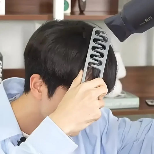 New Volumizing Wide-Tooth Hair Styling Comb Textured Styling Comb
