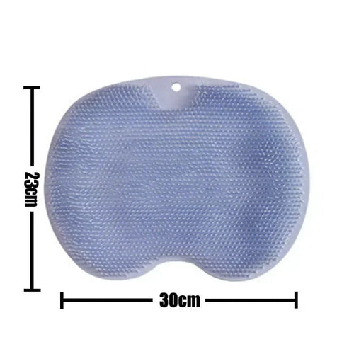 Exfoliating Shower Massage Scraper Bathroom Non-slip Bath Mat Back