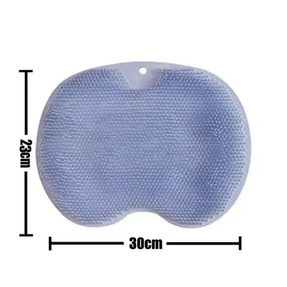 Exfoliating Shower Massage Scraper Bathroom Non-slip Bath Mat Back