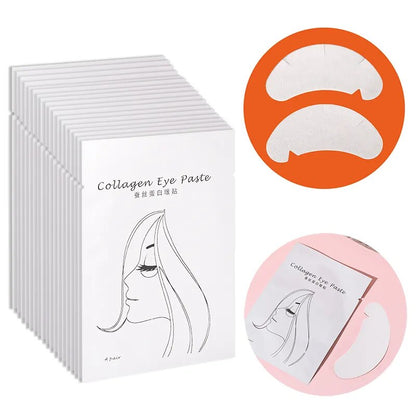 25/50/100Pairs Eye Patches Under Eyelash Pads for Building Hydrogel