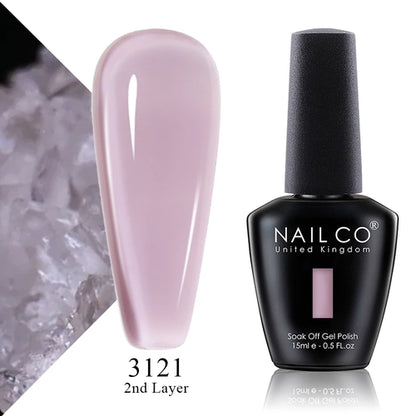 NAILCO 15ml Translucent Color Gel Nail Polish Vernis Semi Permanent UV