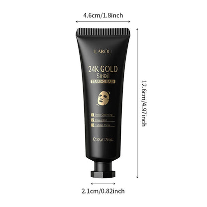 LAIKOU 24K Gold Sakura Peeling Face Mask Anti Wrinkle Whitening