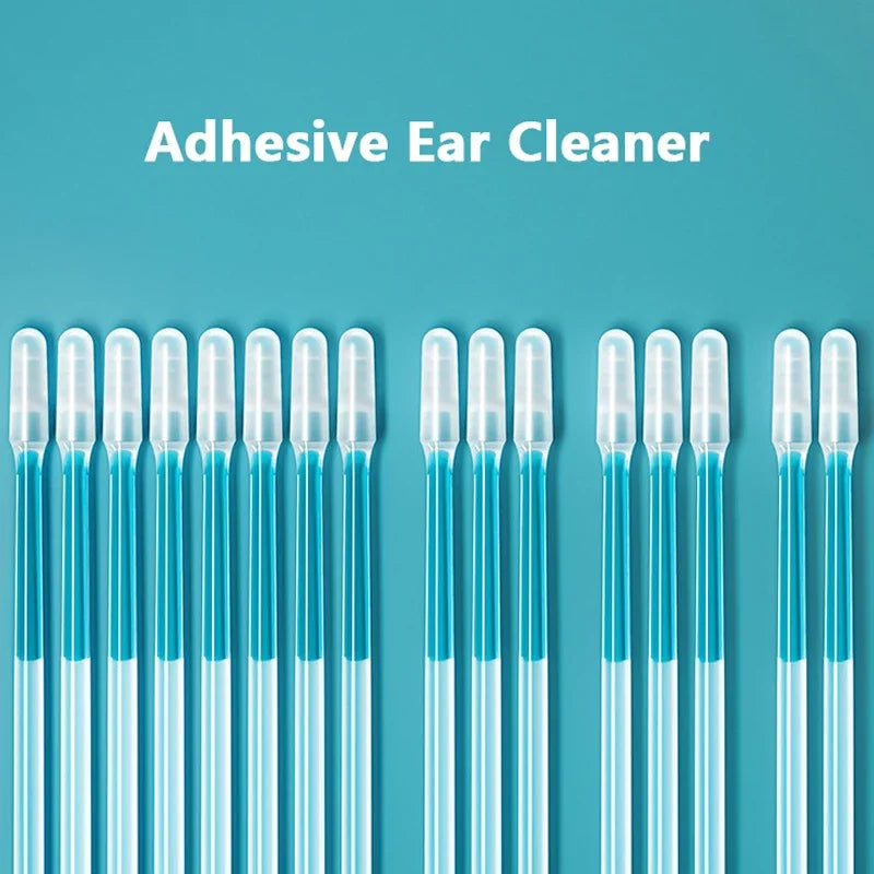 Disposable 24Pcs Silicone EarWax Remover sticky ear pick For Kids