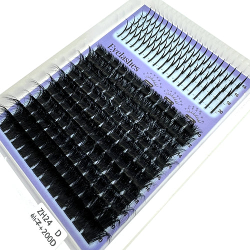 15Rows Lash Clusters Spikes Eyelash Extensions Spiky Lashes Extension