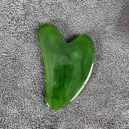 Heart Shape Resin Gua Sha Massage Board Facial Skin Care Face Massager