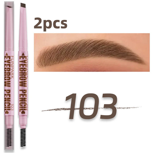 2 in1 Eyebrow pencil professional Cosmetics makeup for women 5 Colors