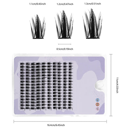 160 Rows Cluster Lashes Faux Mink Eyelashes Cluster Natural Eyelash