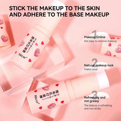 Pre-makeup isolation base stick, less prone to powder sticking,