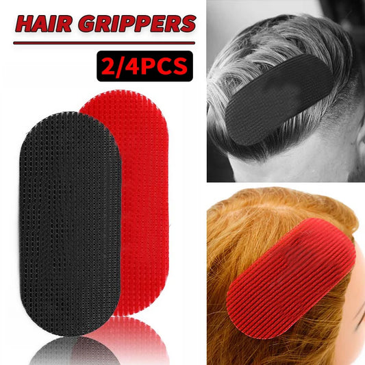 2/4PCS Hair Gripper Sticker Hairdressing Magic Nylon Barber Grippers