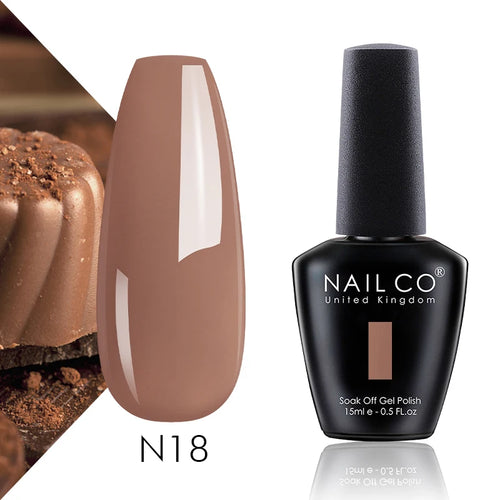 NAILCO 15ml Translucent Color Gel Nail Polish Vernis Semi Permanent UV