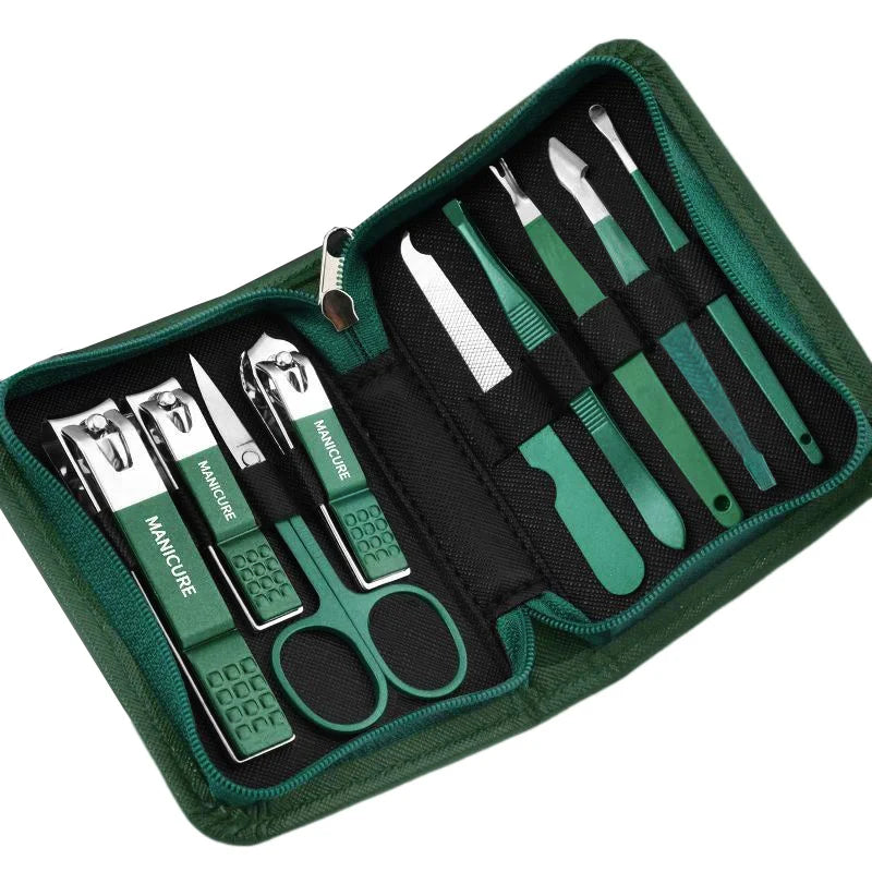 6/9 Pcs Set Professional Piece Nail Care Kit Stainless Steel Manicure