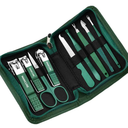 6/9 Pcs Set Professional Piece Nail Care Kit Stainless Steel Manicure