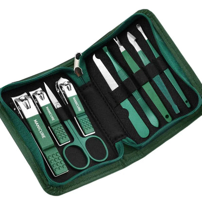 6/9 Pcs Set Professional Piece Nail Care Kit Stainless Steel Manicure