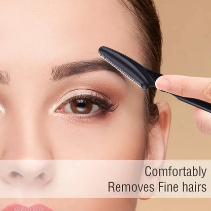 30Pcs/Bottle Eyebrow Razors With Container Facial Eye Brow Trimmer In