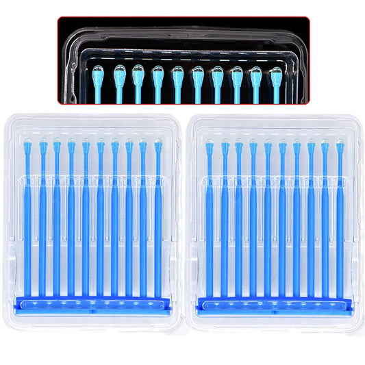20PCS/BOX Disposable Dental Applicator Brush Sticks Adhesive Tip for
