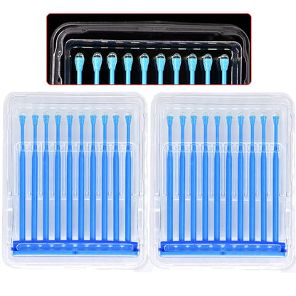 20PCS/BOX Disposable Dental Applicator Brush Sticks Adhesive Tip for