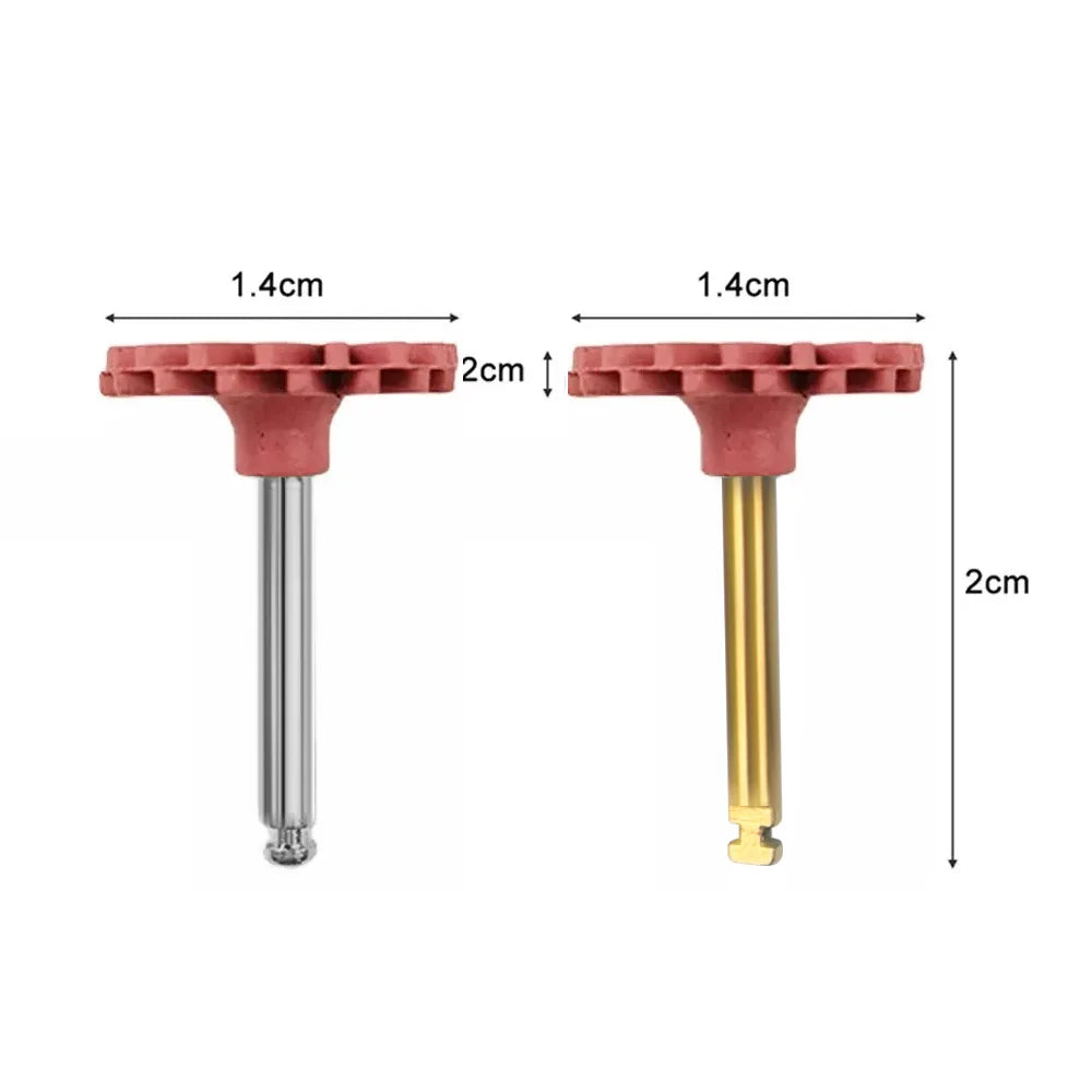 6Pcs/Box Dental Composite Resin Polishing  Disc Rubber Polisher 14mm