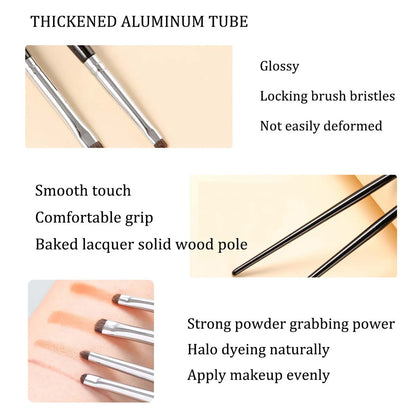 4 pieces of eyeshadow blending brushes, eye shadow brushes with